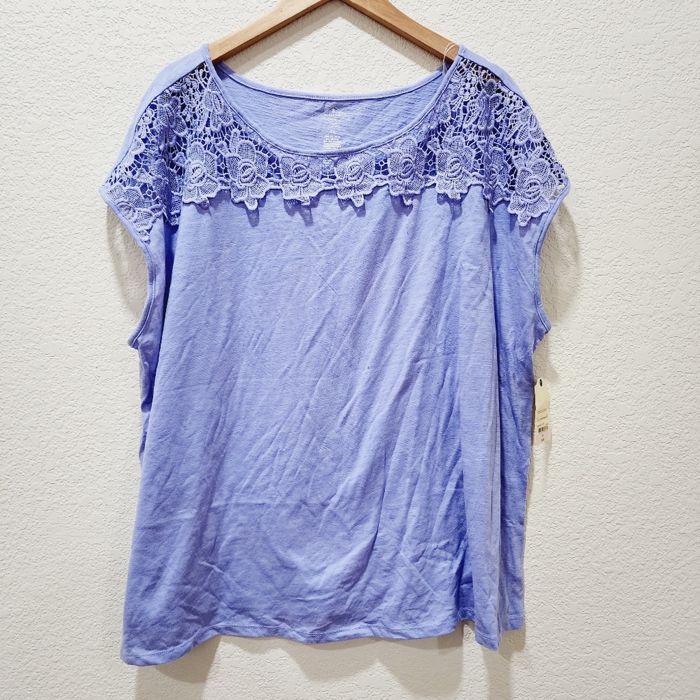 New St John bay plus size top